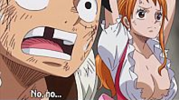 การ์ตูนxxxวันพีซ (One Piece) กับฉากโดนเย็ดของนามิอกใหญ่ โดนลูฟี่ใช่พลังควยยืดหยุ่นกระแทกรูหี Porn hentai เย็ดทีเกือบทะลุปาก