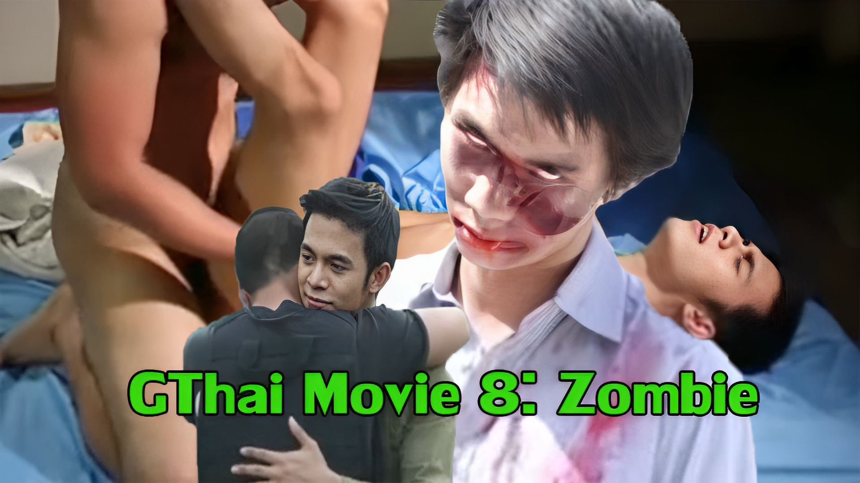 GThai Movie 8: Zombie หนังXXXเกย์ไทย ทหารรับจ้างเกย์หนุ่มซึ้งใจที่เพื่อนพาบุกดงซอมบี้ เลยไปกระแทกรูขี้ที่ห้องพัก เชื่อมความสัมพันธ์รักเกินเพื่อนแบบยอดชาย ยัดควยใหญ่เย็ดรูตูดจนแหก จับกระแทกจนน้ำรักหลั่งใน