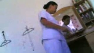 แอบถ่ายพยาบาลสาววัยทอง THAI18+ นัดเย็ดกับพนักงานเขตกทม. ที่ห้องพักในซอยสินแพทย์ เด้าหีคนแก่น้ำหีไหลพุ่งกระจาย